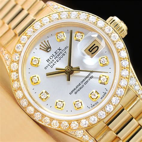 rolex with real diamonds|Rolex watch diamond bezel prices.